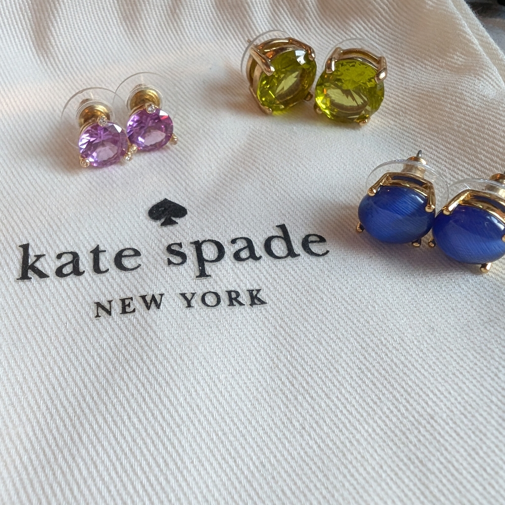 Kate Spade Colorful Earrings Set